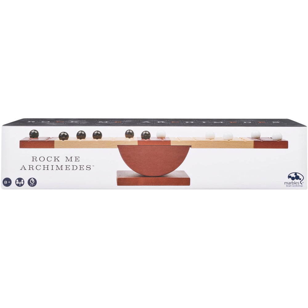 Rock Me Archimedes play area with tilt balance beam for strategic play