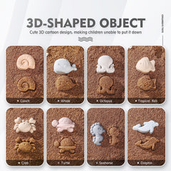 MarcZero crab sand mold for quirky beach shapes
