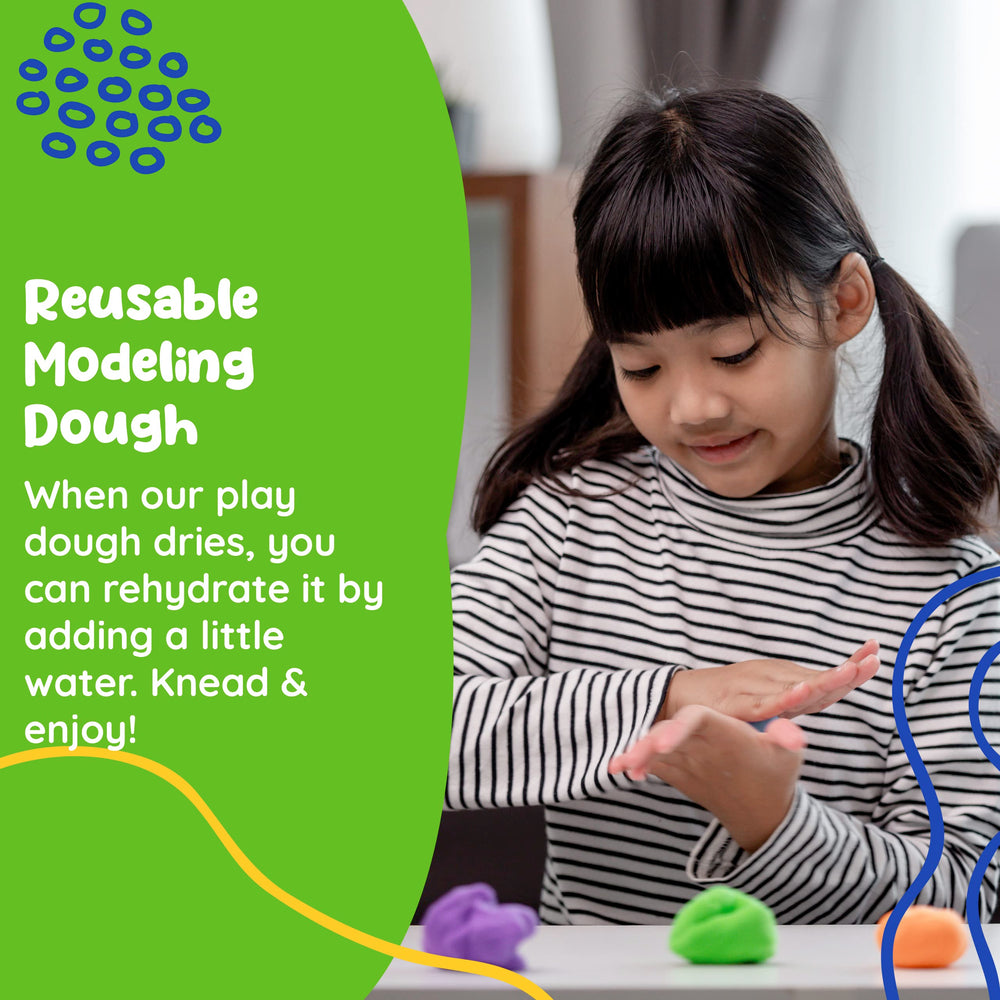 Marie's Kids Modeling Clay uses natural wheat flour for kid-safe play.