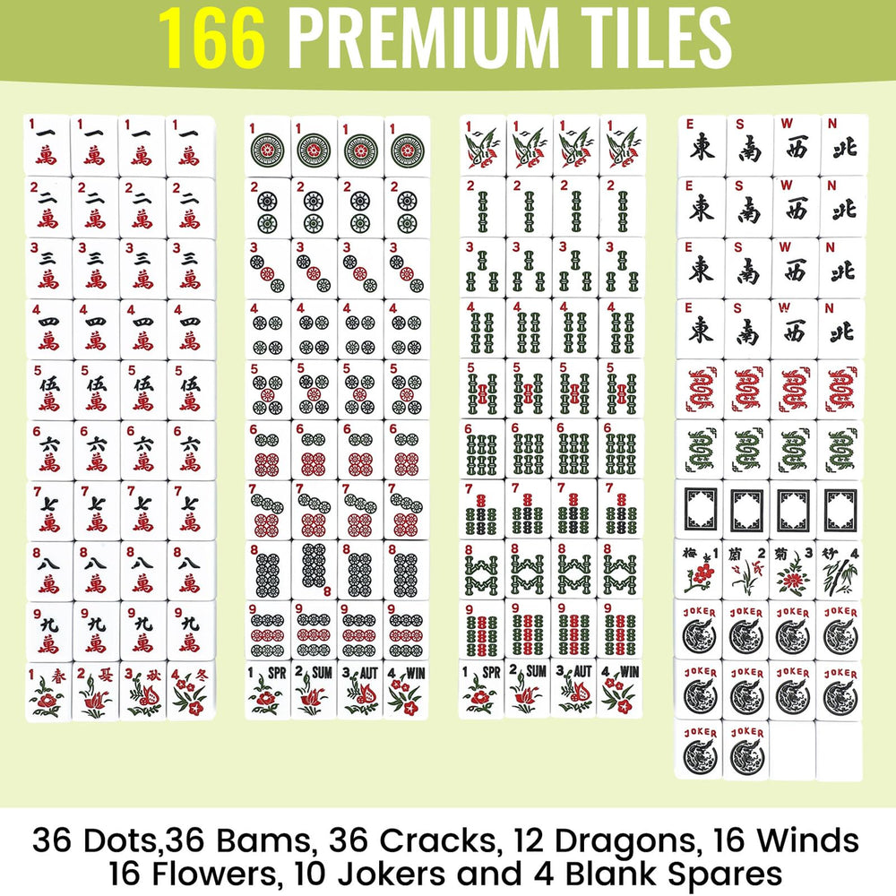 Marllifenney Mahjong tile dimensions show compact, readable tiles for quick moves