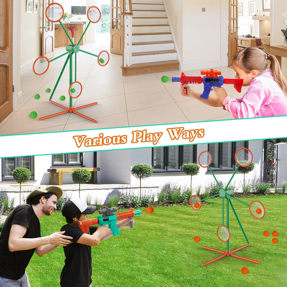 Marlrin Shooting Games: 24 foam balls for safe, reusable target practice.