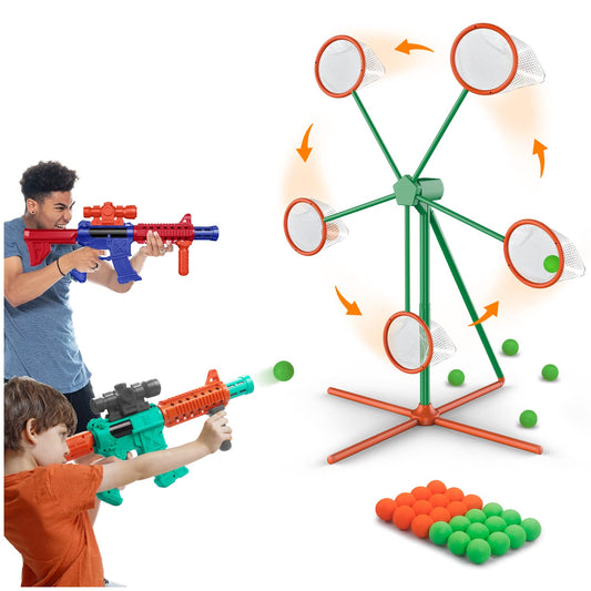 Marlrin Shooting Games: two popper guns for interactive family play and skill building.