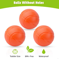 MARPPY three no-hole balls promote safe, mess-free bath fun