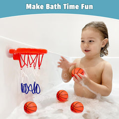 MARPPY kids enjoy shooting hoops, building hand eye coordination in the tub.