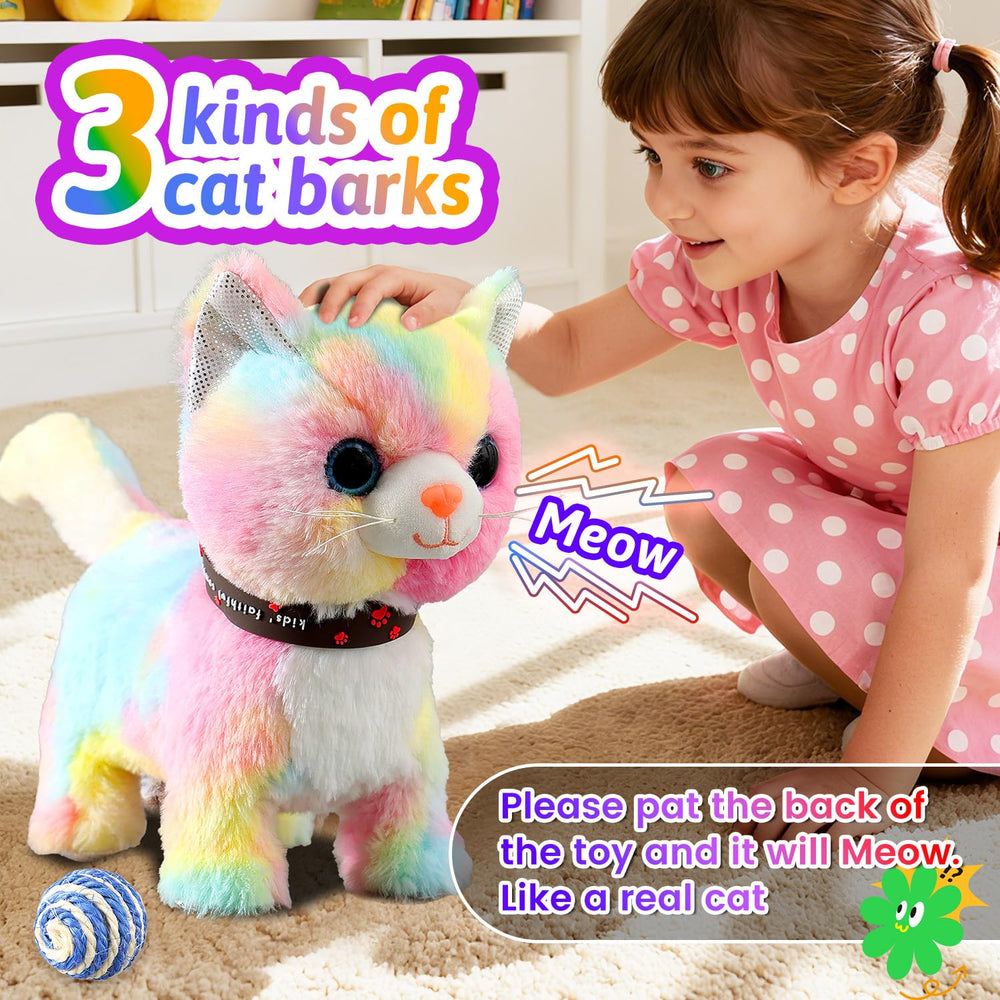 Marsjoy animated plush robot kitten highlighting lifelike movement