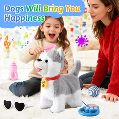 Marsjoy Husky Repeats Speech echoes words to encourage language practice.