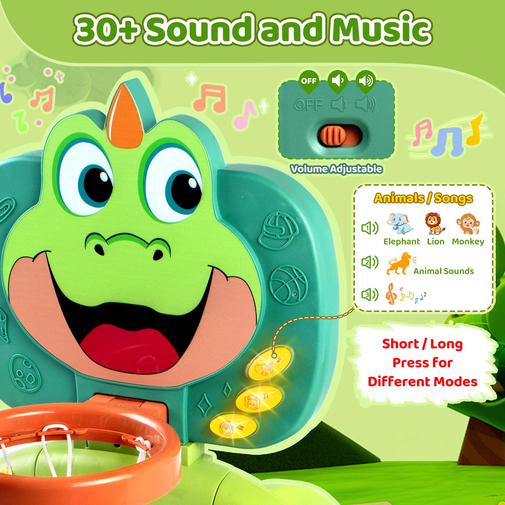 Marstone animal-button toy delivers sounds and tunes for sensory play.