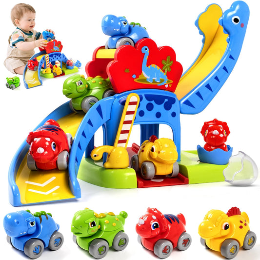 Marstone dinosaur slide ramp enhances hand-eye coordination during play