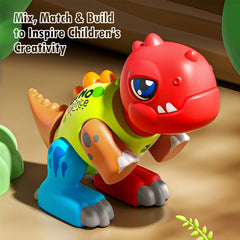 Marstone toddler dinosaur featuring pull-tab roar for interactive learning.