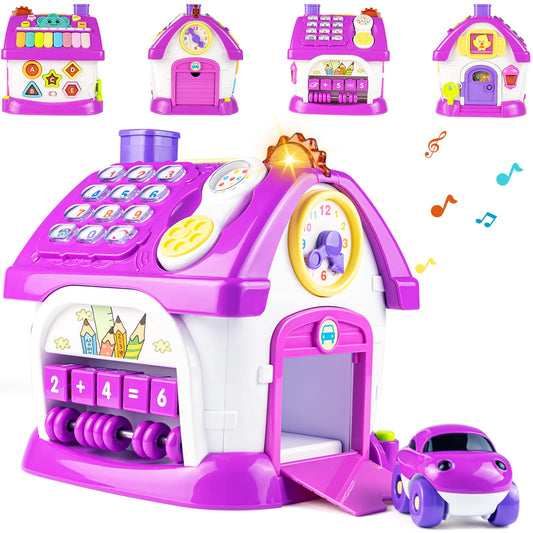 Marstone 8-in-1 learning house piano: encourages musical play and color recognition.
