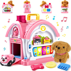 Marstone press-button chimney toy engages early language prompts