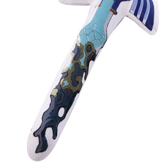 MARUKQW Master Sword and shield cosplay set paired with a cloak.