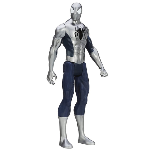 Marvel Armored Spider-Man figure front view with high-tech armor for action play.