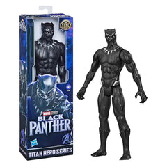 Marvel Black Panther Titan Hero 12-inch armor detail showcases the suit design.