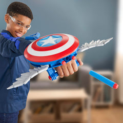 Three Nerf darts included, ready for launch with the Skyshot Blaster.