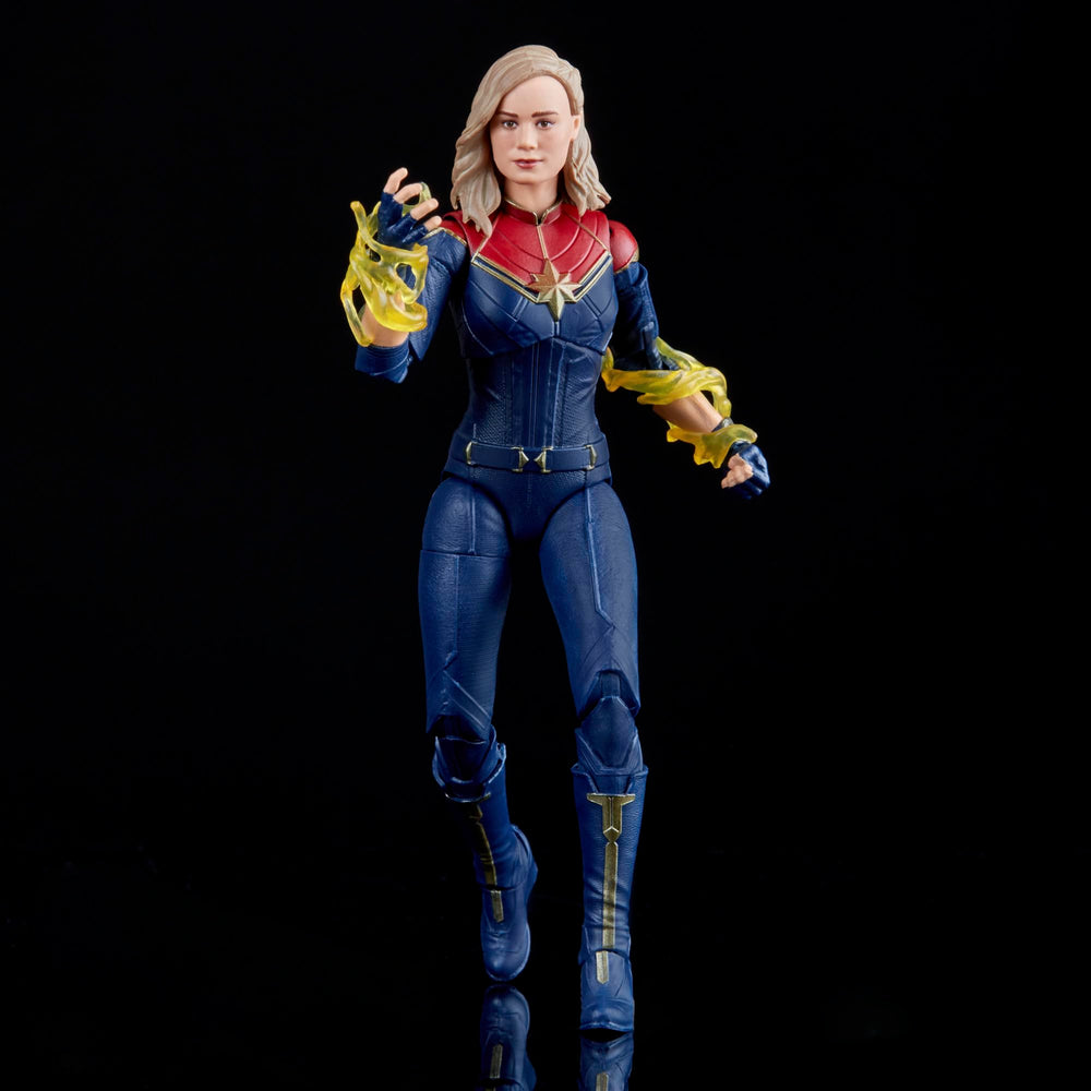 Marvel Captain Marvel articulation points enable dynamic poses and lifelike stance