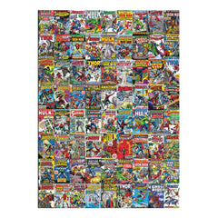Marvel Comics 3000-piece puzzle front view for immersive family entertainment and wall art.