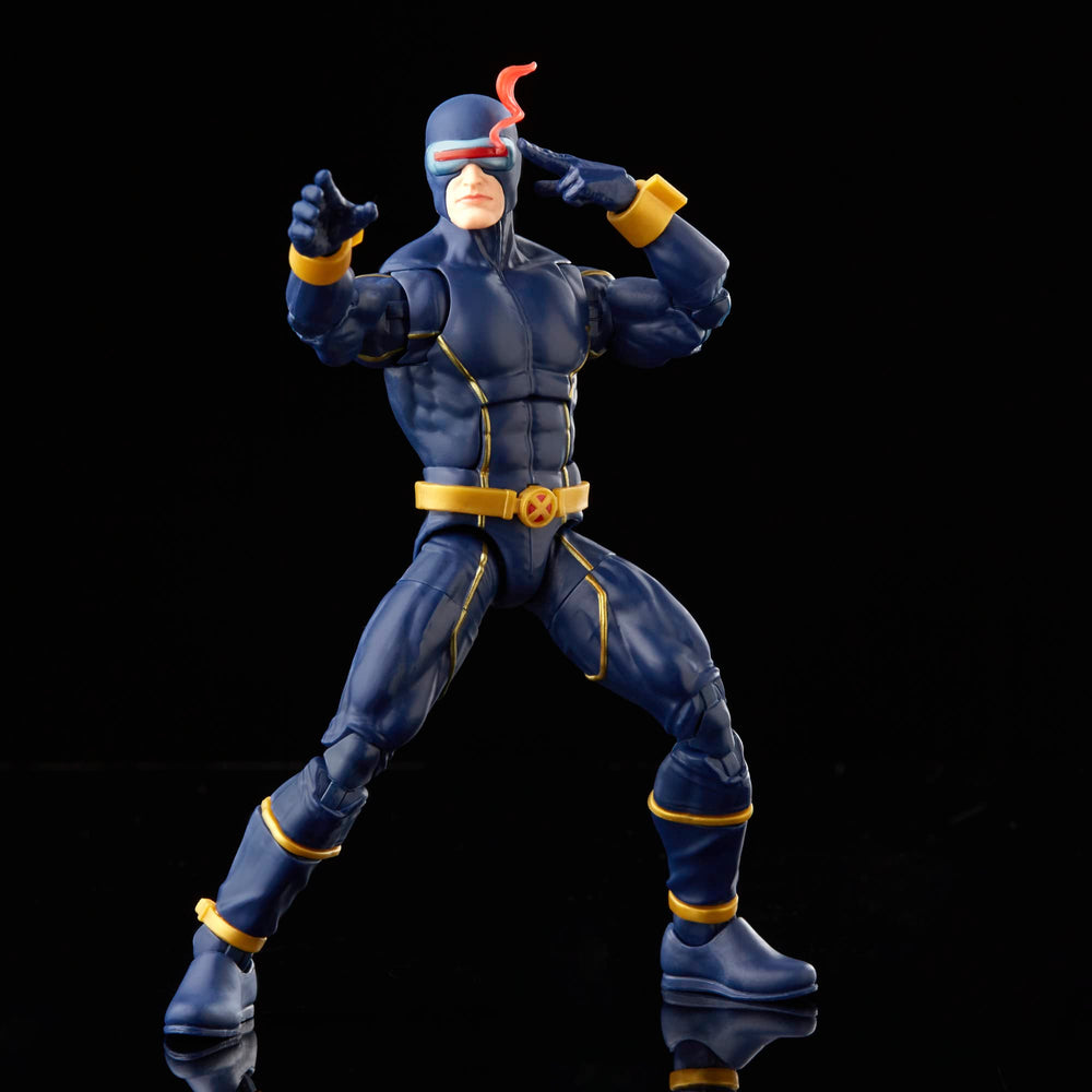 Marvel Cyclops 6-inch figure articulation emphasizes smooth posing and display durability.