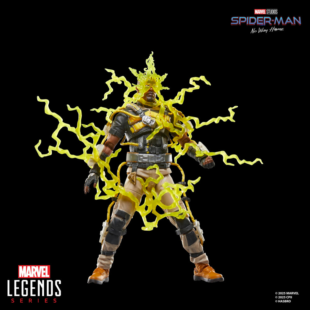 Marvel Electro figure with deluxe deco for collector-worthy display.