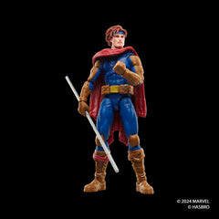 Gambit figure includes accessories to expand display options