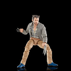 Marvel Headpool Logan Wolverine 6-inch figure side pose ideal for shelf display.