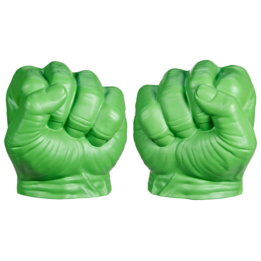 Marvel Hulk Gamma Smash Fists front view for safe, imaginative play.