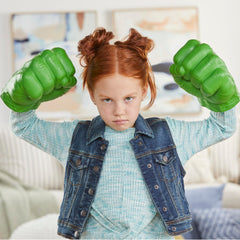Two-pack Marvel Hulk Gamma Smash Fists for siblings' play.