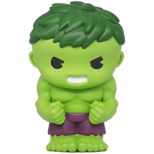 Marvel Hulk PVC Bank figurine—eye-catching display and coin saver.