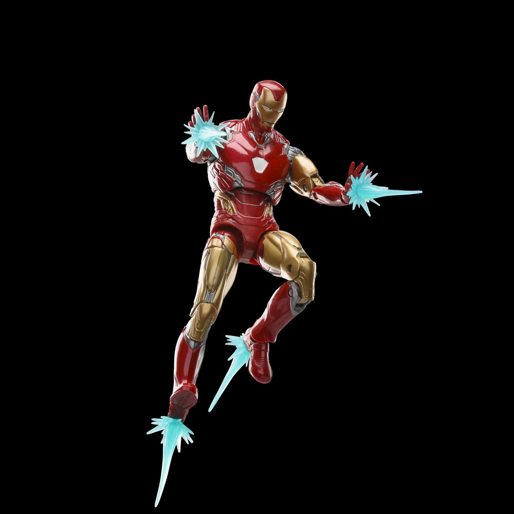 Marvel Iron Man Endgame window box showcases packaging art on shelf.