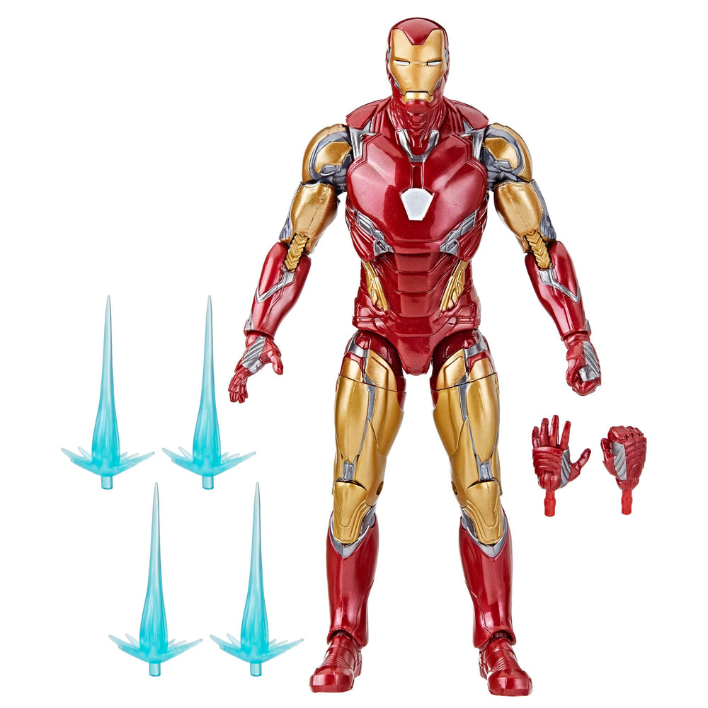 Marvel Iron Man Mark LXXXV figure front view, ideal for display and posing.