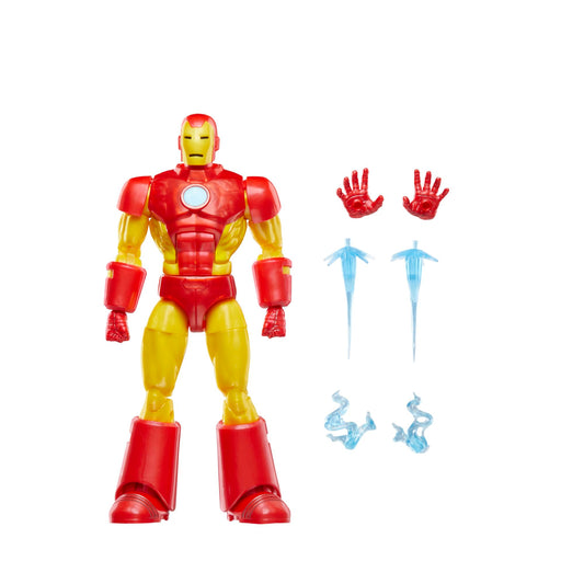 Marvel Iron Man Model 09 Neo-Classic Armor figure with poseable joints for dynamic display.