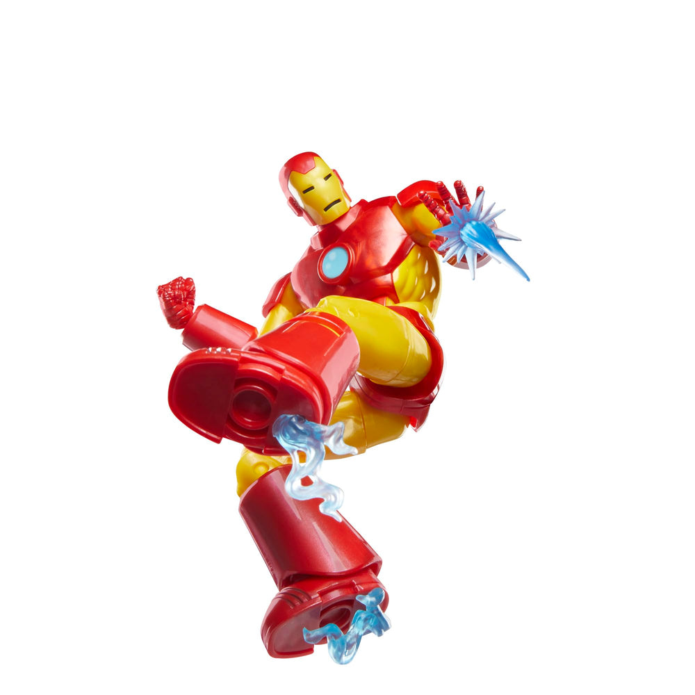 Marvel Iron Man Model 09 retro blister card packaging ideal for display and nostalgia.