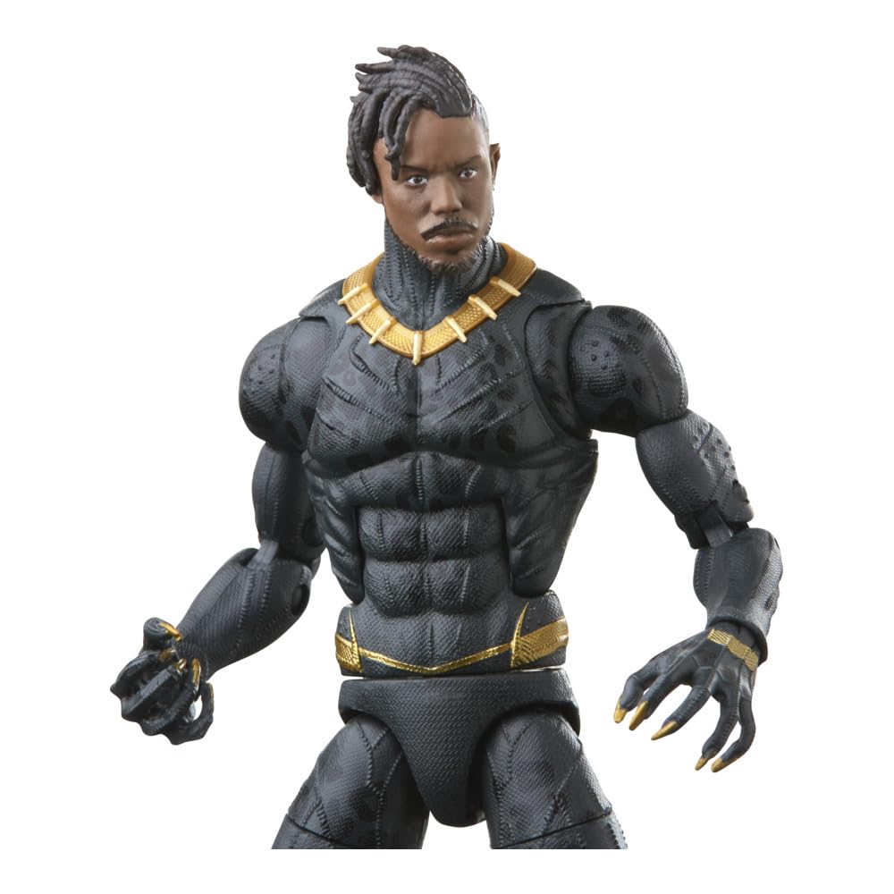 Marvel Killmonger 6-inch figure with accessories for iconic moment recreations.