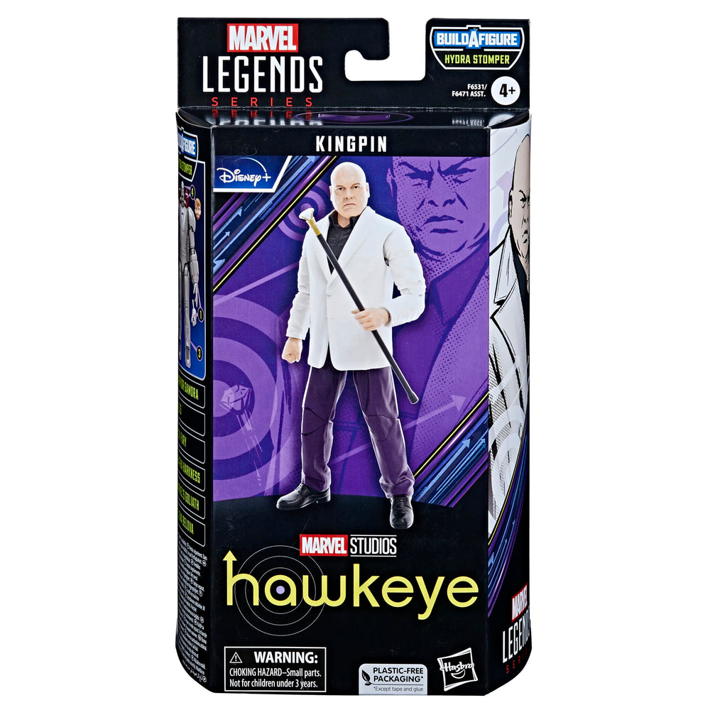 Marvel Kingpin figure accessories with interchangeable hands for customization.