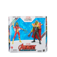 Marvel Legends Skrull Queen impersonation head for disguise options.