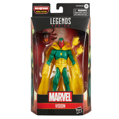 Marvel Legends Vision articulation enables dynamic posing options.