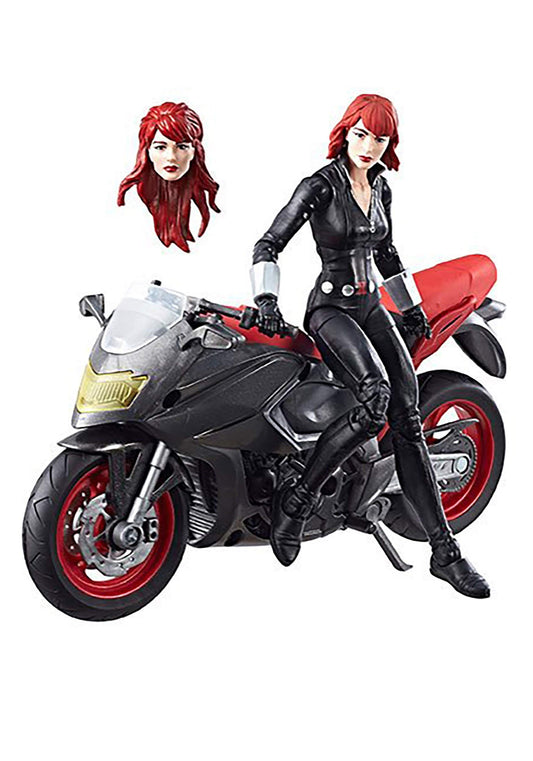 Marvel Legends Black Widow 6-inch figure with premium articulation for dynamic posing