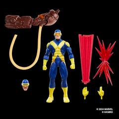 Marvel Legends Cyclops next to Nightcrawler for X-Men figure comparison