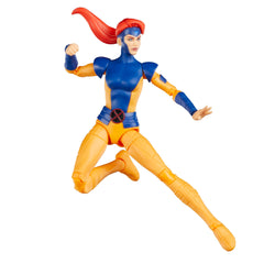 Marvel Legends Jean Grey X-Men ’97 figure on shelf-ready display stand
