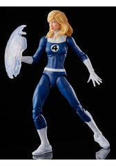 Premium articulation on Marvel Legends Invisible Woman supports dynamic poses for display.