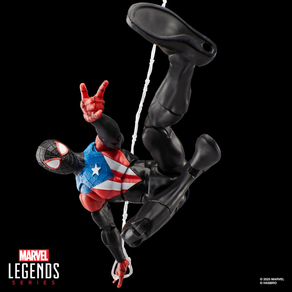 Marvel Legends Miles Morales Boricua Suit accessories pack enhances display options