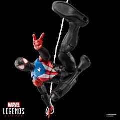 Marvel Legends Miles Morales Boricua Suit accessories pack enhances display options