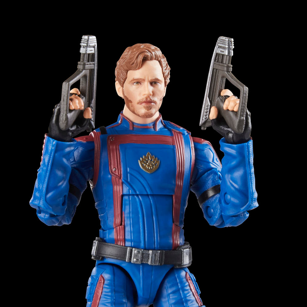Marvel Legends Star-Lord cinematic deco captures the Vol. 3 look.