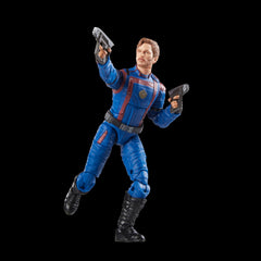 Marvel Legends Star-Lord Guardians Vol. 3 figure on display.