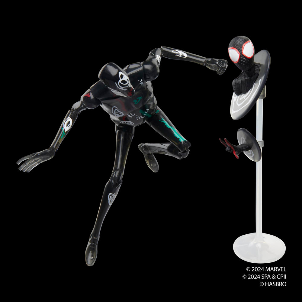 Marvel Legends The Spot figure with accessories set featuring alternate hands for versatility.