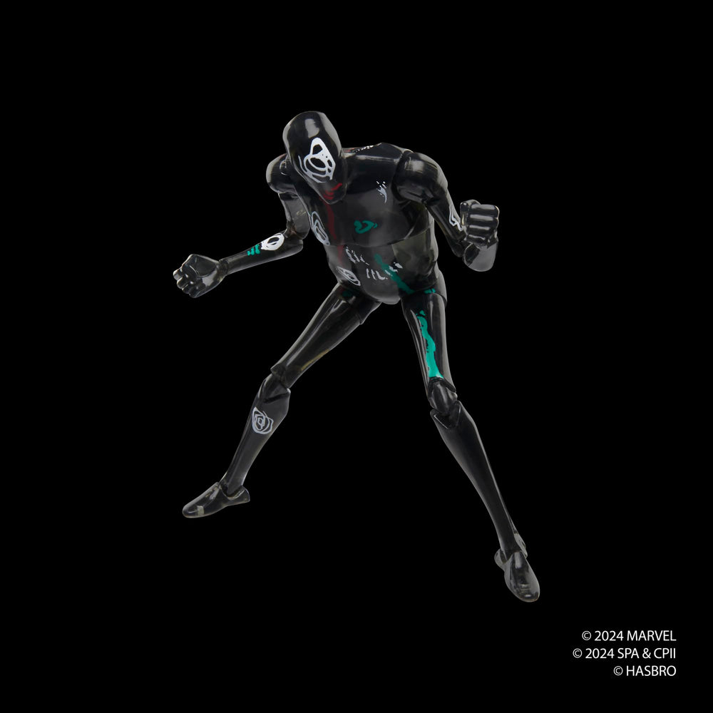 Marvel Legends The Spot cardback packaging emphasizing film-inspired design.