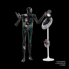 Marvel Legends The Spot figure articulation close-up showing over 20 points of movement.