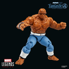 Marvel Legends The Thing figure 6-inch scale fits standard shelves.