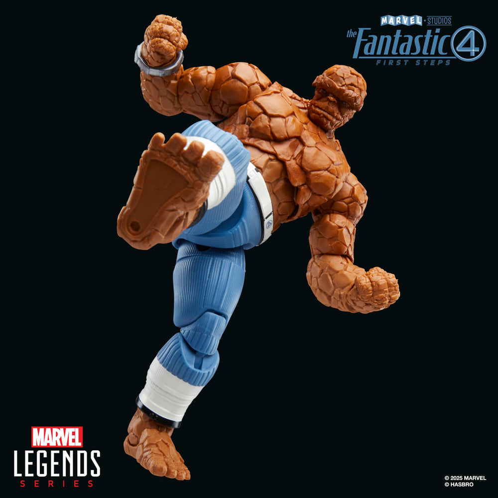 Marvel Legends The Thing figure accessories highlight two alternate fists for varied action.