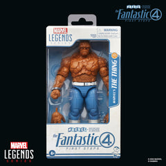Marvel Legends The Thing figure articulation points enable dynamic posing and play.